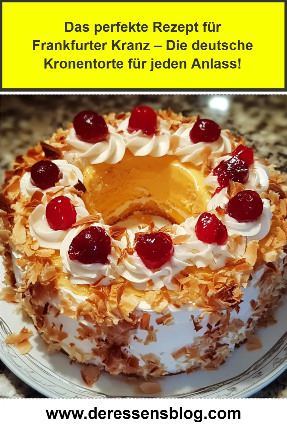 Das perfekte Rezept für Frankfurter Kranz – Die deutsche Kronentorte für jeden Anlass!