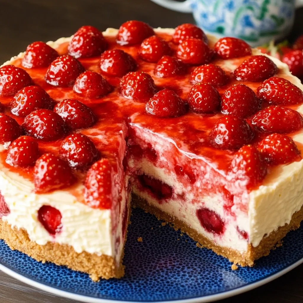 Erdbeer-Philadelphia-Torte ohne Backen: Ein einfaches und fruchtiges Sommerdessert
