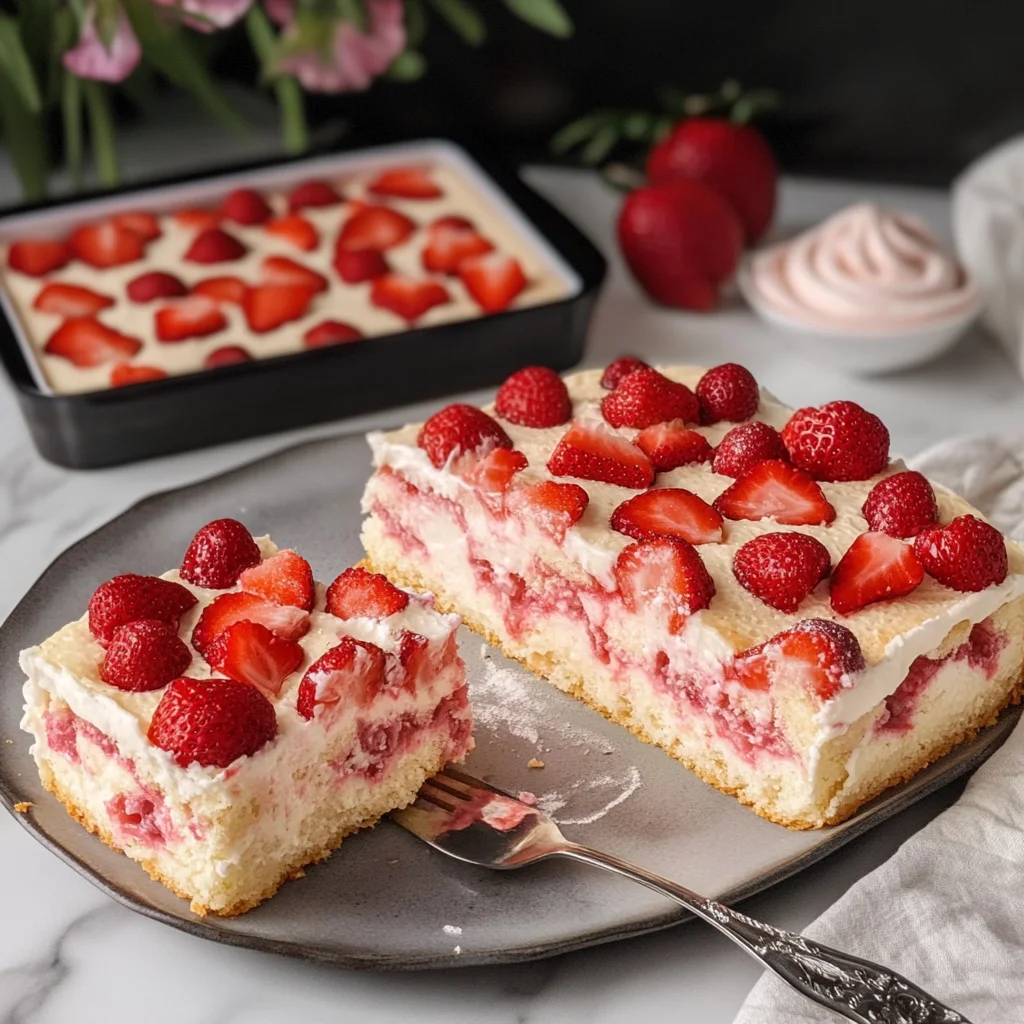 Fruchtiger Fantakuchen mit Erdbeeren und Schmand – Einfaches Rezept für jeden Anlass