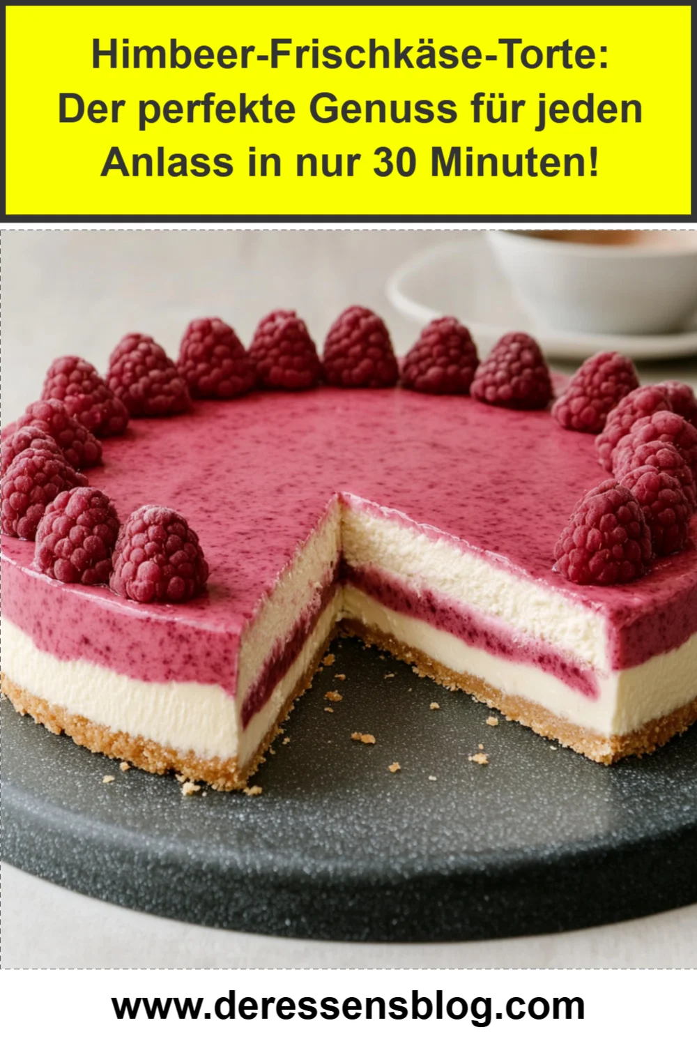 Himbeer-Frischkäse-Torte: Ein einfaches Rezept für den perfekten Genuss