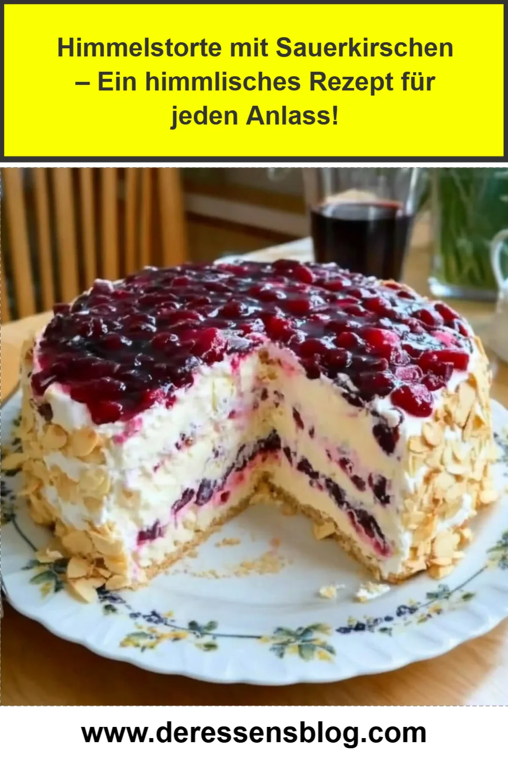 Himmelstorte mit Sauerkirschen – Ein himmlisches Rezept für jeden Anlass!