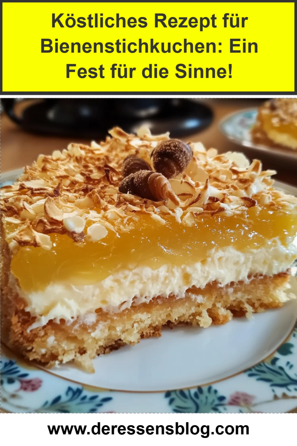 Köstliches Rezept für Bienenstichkuchen: Ein Fest für die Sinne!