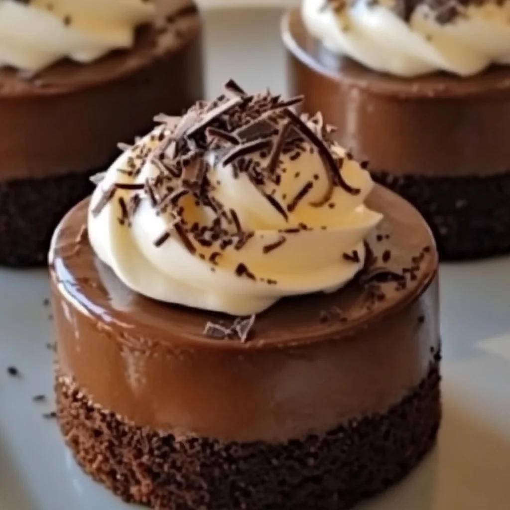 Mini-Käsekuchen mit Schokoladenmousse - Der perfekte Genuss für jeden Anlass!
