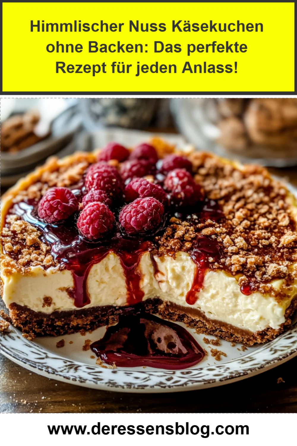 Himmlischer Nuss Käsekuchen ohne Backen: Das perfekte Rezept für jeden Anlass!