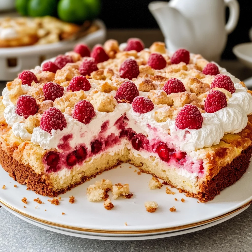 Rhabarber-Himbeerkuchen mit Baiserhaube – Ein einfacher Genuss für jede Kaffeetafel