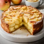 Unschlagbarer Apfelkuchen mit Vanillepudding in nur 10 Minuten zubereitet