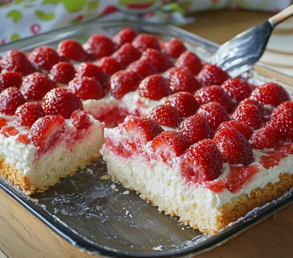 Unvergesslicher Erdbeerkuchen mit Vanillecreme vom Blech - Ein schnelles Rezept für jeden Anlass