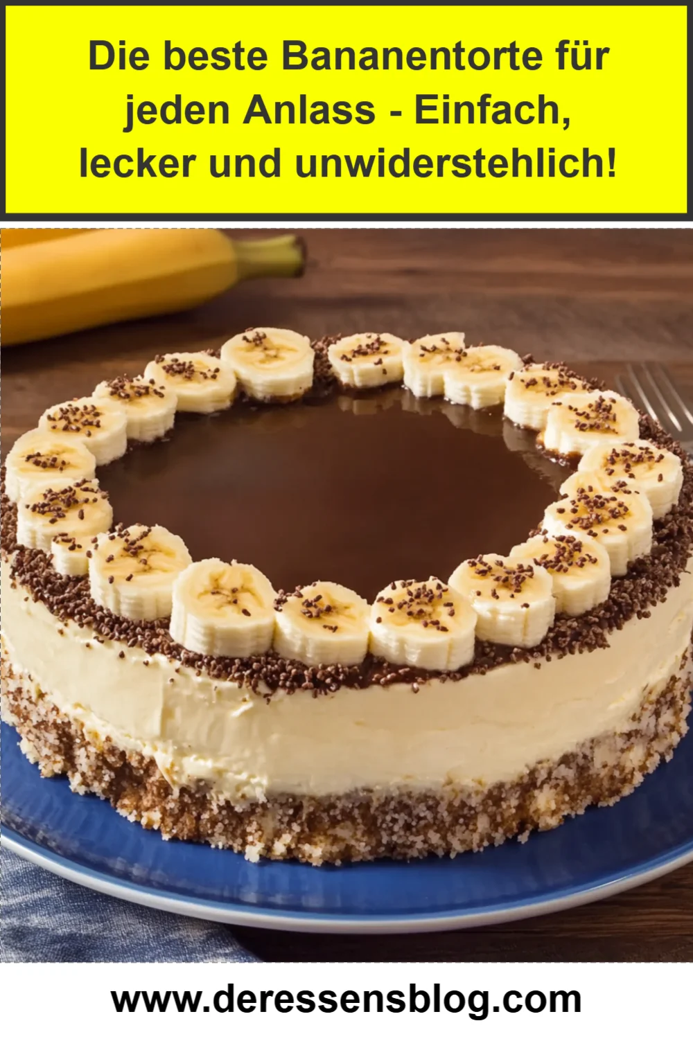 Die beste Bananentorte für jeden Anlass - Einfach, lecker und unwiderstehlich!