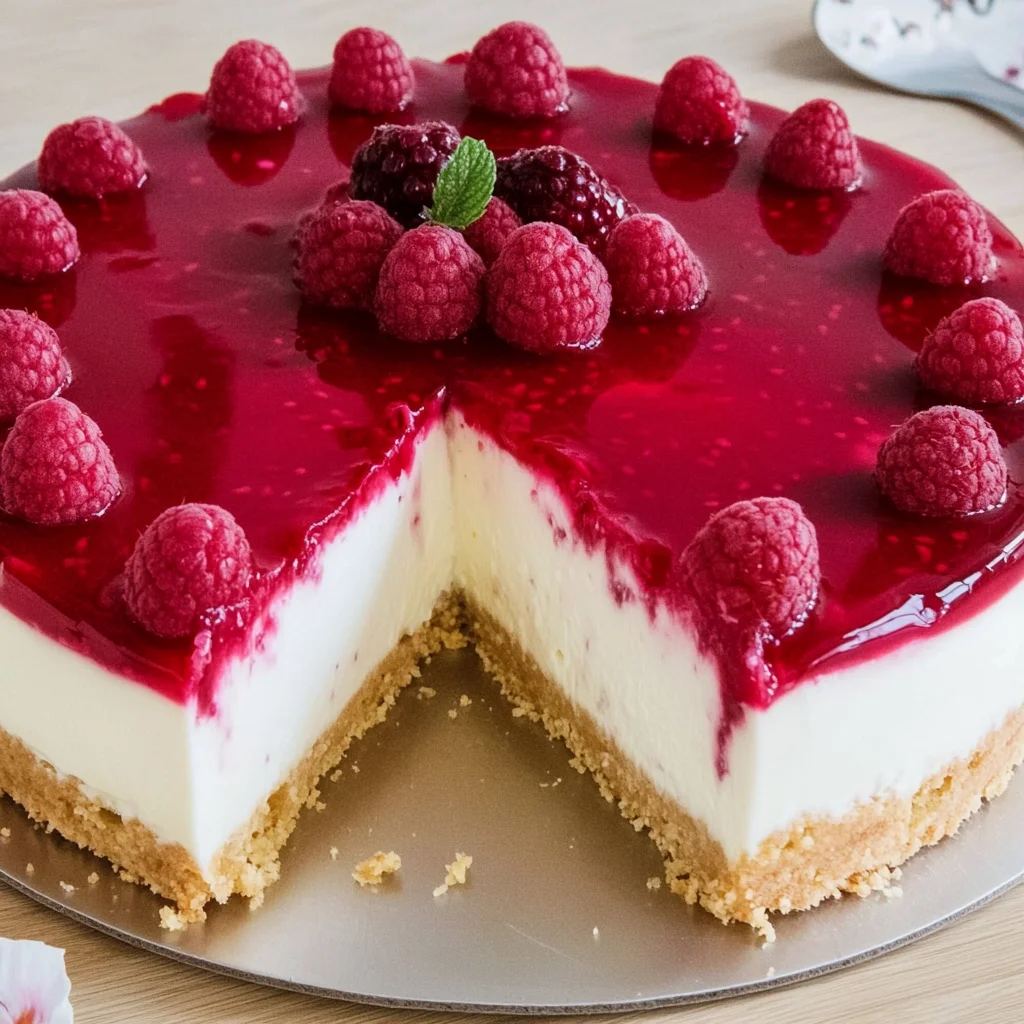 Himbeer-Joghurt-Torte ohne Backen: Das perfekte Dessert für heiße Sommertage