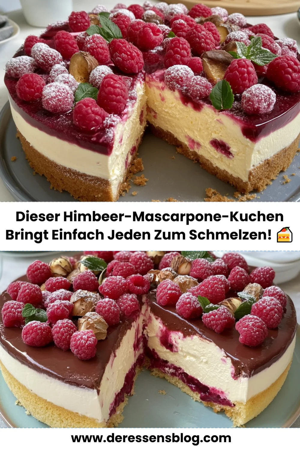 Himbeer-Mascarpone-Kuchen: Das perfekte Rezept für ein cremiges Geschmackserlebnis! 🍰