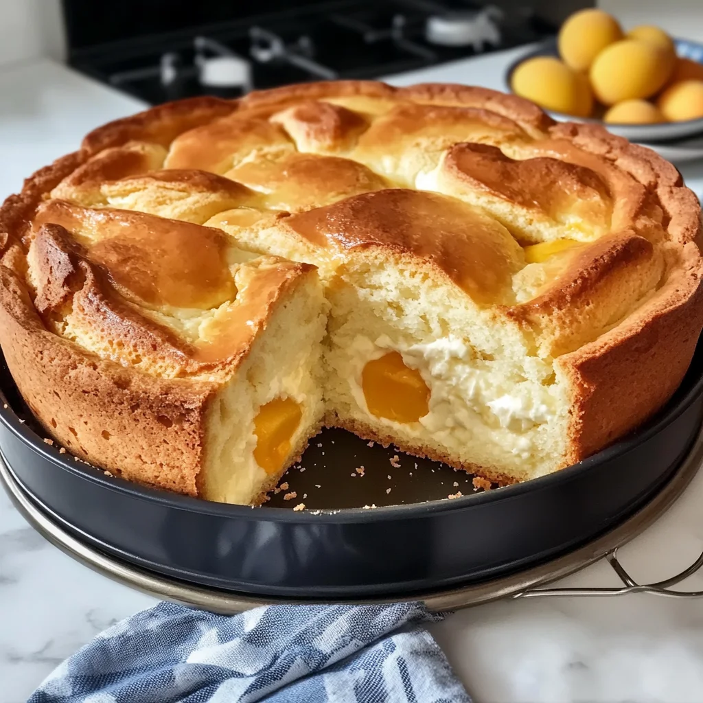 Himmlischer Aprikosenkuchen mit Eier-Sahne-Haube für jeden Anlass