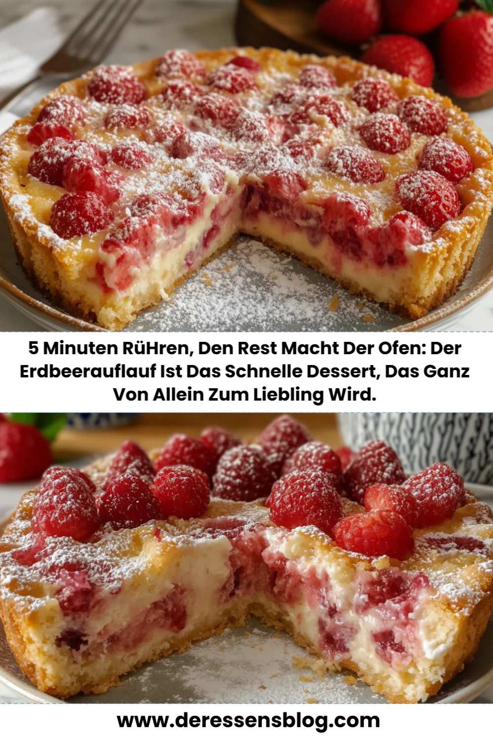 Himmlischer Erdbeerauflauf: Schnelles Dessert in nur 5 Minuten für jeden Anlass!