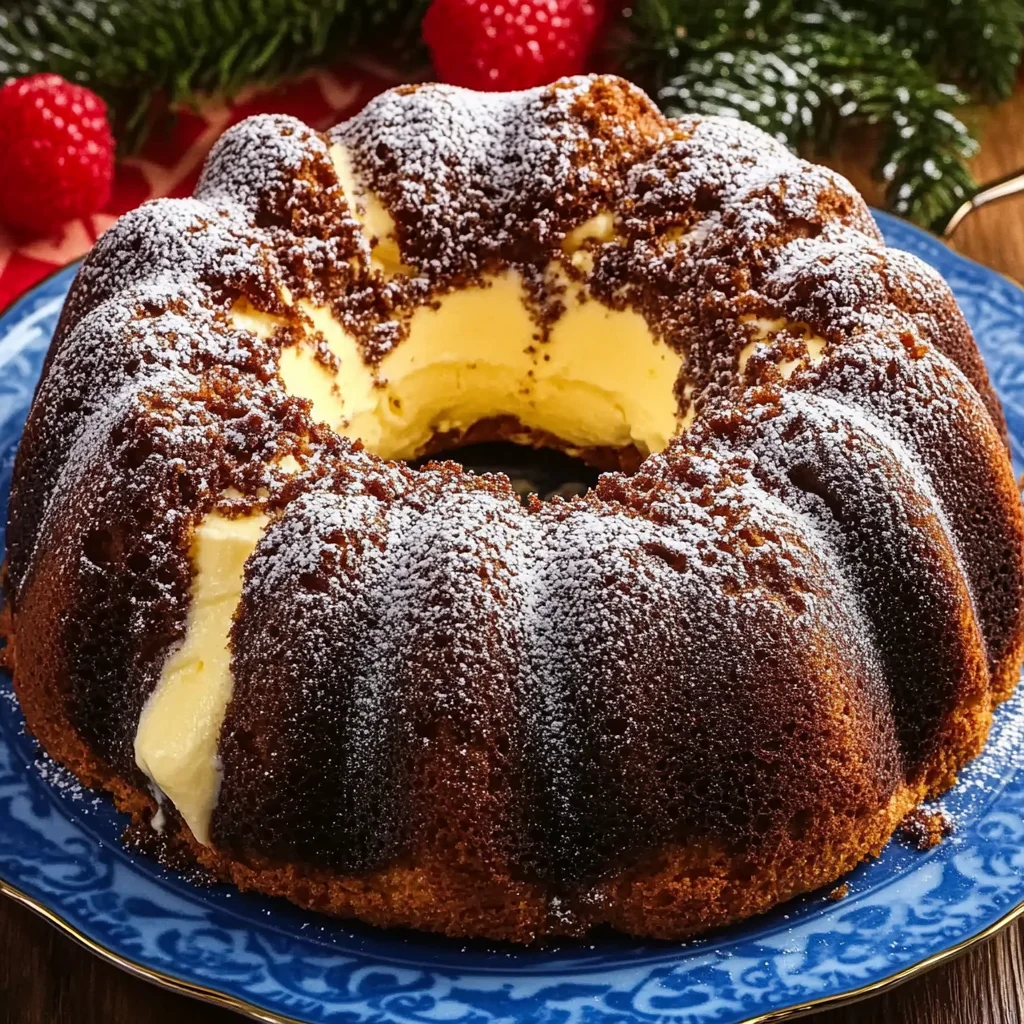 Himmlischer Quark Gugelhupf mit Vanillepudding in 10 Minuten zubereiten