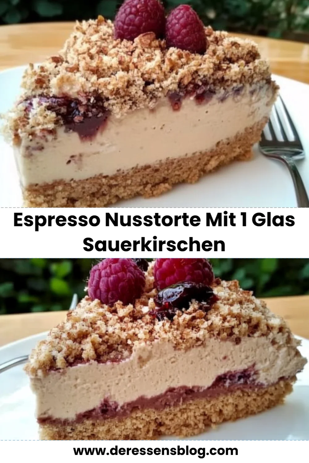 Leckere Espresso Nusstorte mit Sauerkirschen – Einfaches Rezept für jeden Anlass!