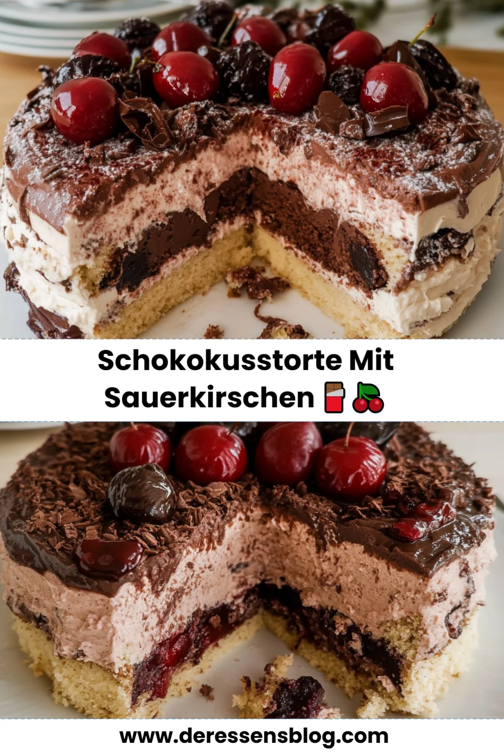 Himmlische Schokokusstorte mit Sauerkirschen: Ein einfaches Rezept für Schokoladenliebhaber!