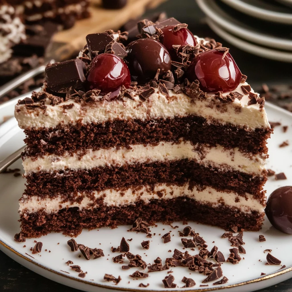 Verführerische Schwarzwälder Schoko-Kirsch-Mousse-Torte: Ein Genuss für jeden Anlass