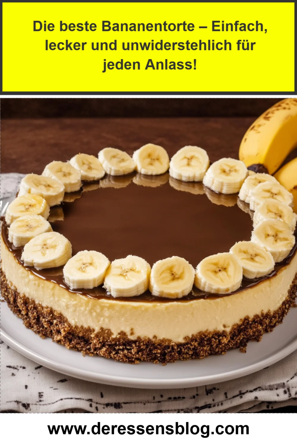Die beste Bananentorte – Einfach, lecker und unwiderstehlich für jeden Anlass!