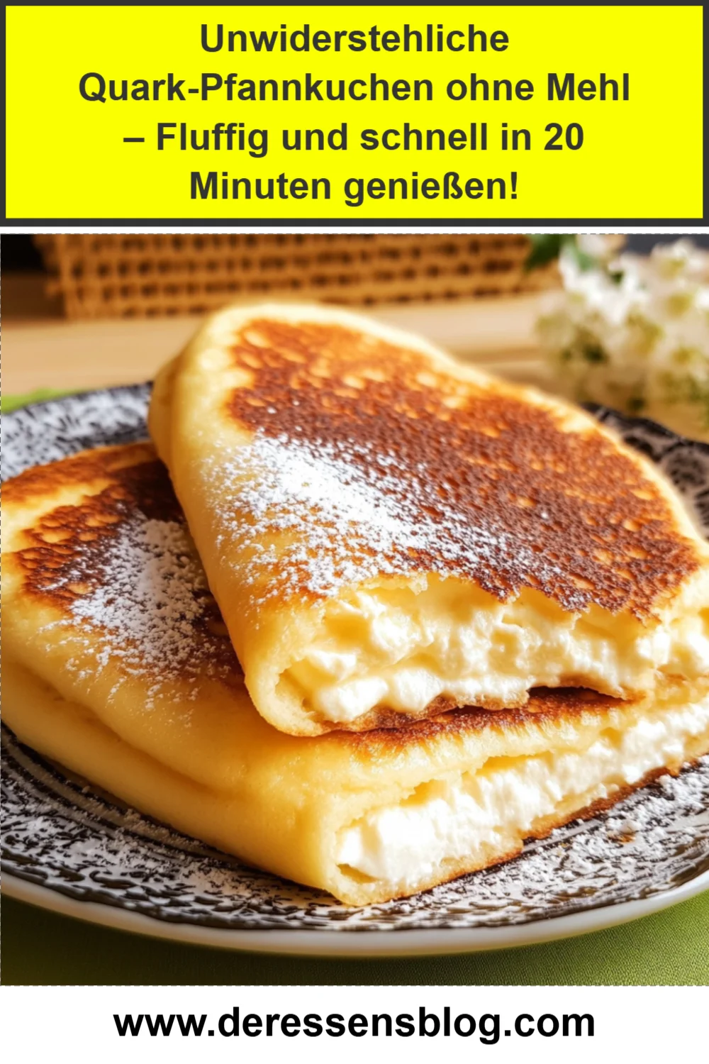 Unwiderstehliche Quark-Pfannkuchen ohne Mehl – Fluffig und schnell in 20 Minuten genießen!