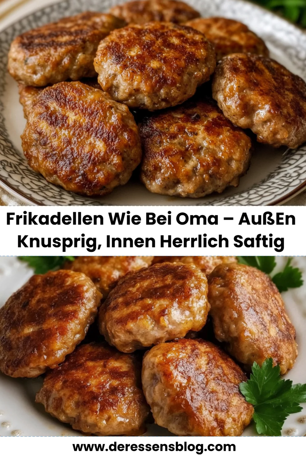 Frikadellen wie bei Oma: Knusprig außen, saftig innen - Das perfekte Rezept für Familienessen!