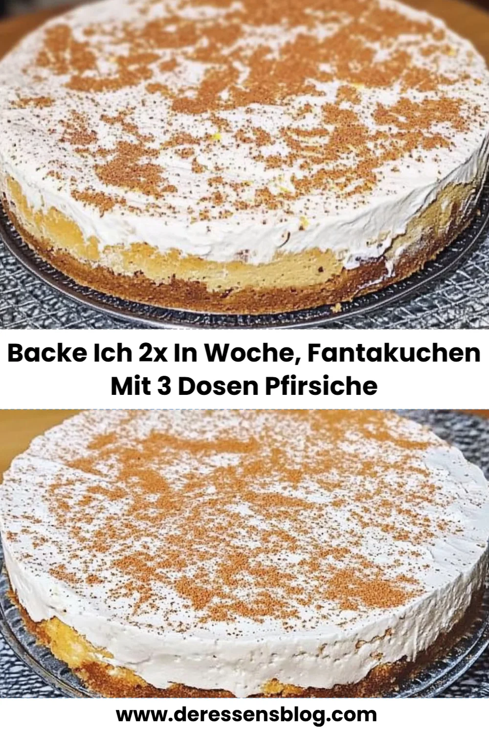 Fruchtiger Fantakuchen mit 3 Dosen Pfirsichen – Schnell und lecker für jede Gelegenheit!