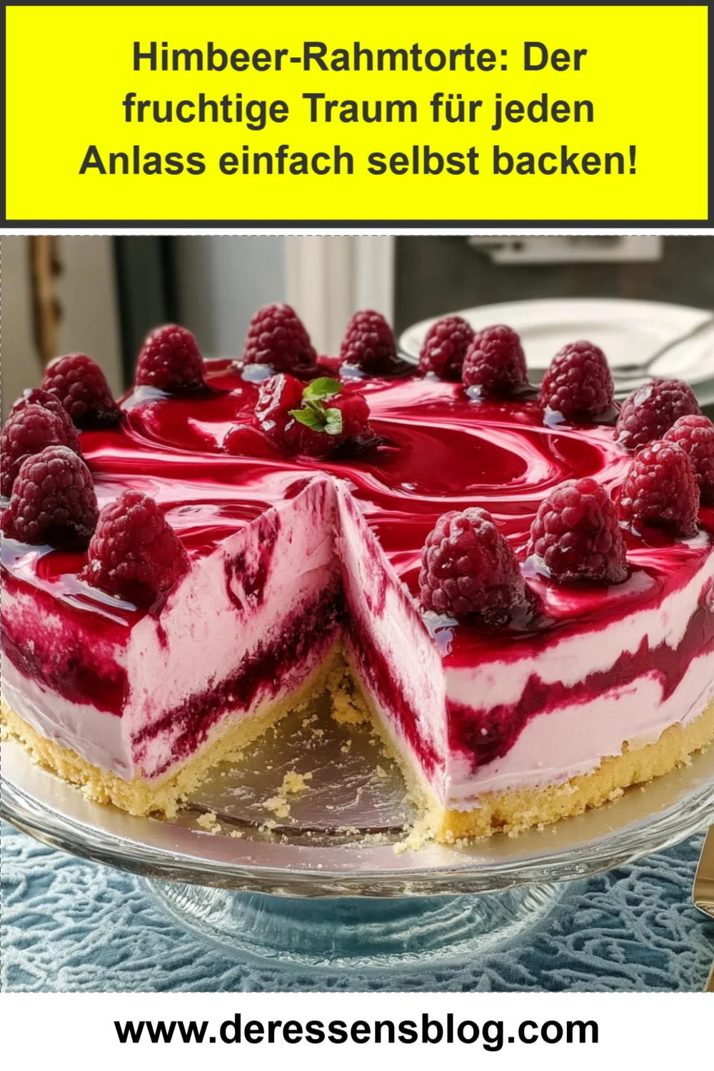 Himbeer-Rahmtorte: Der fruchtige Traum für jeden Anlass einfach selbst backen!
