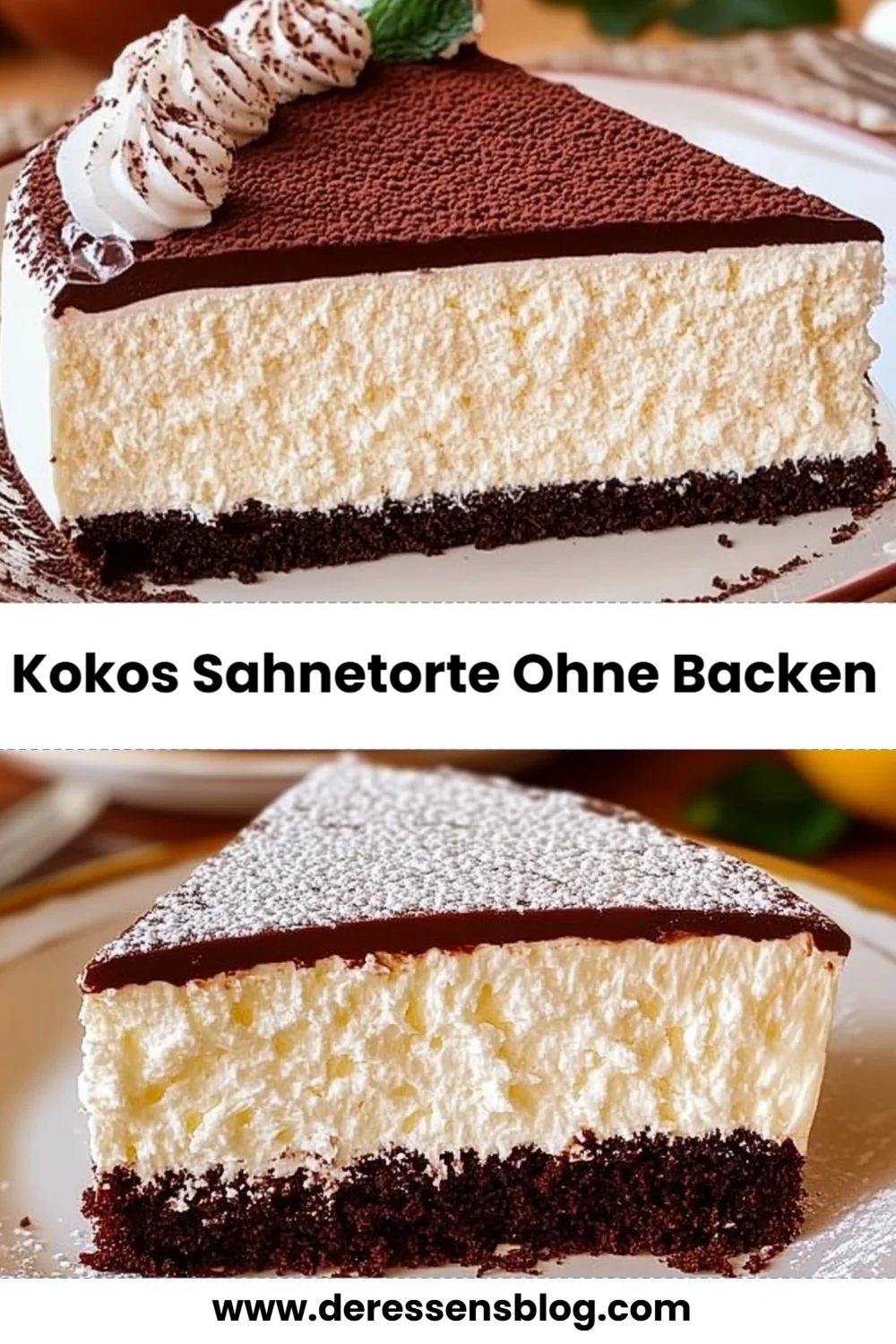Kokos Sahnetorte ohne Backen – Ein erfrischender Genuss für deinen Sommer!
