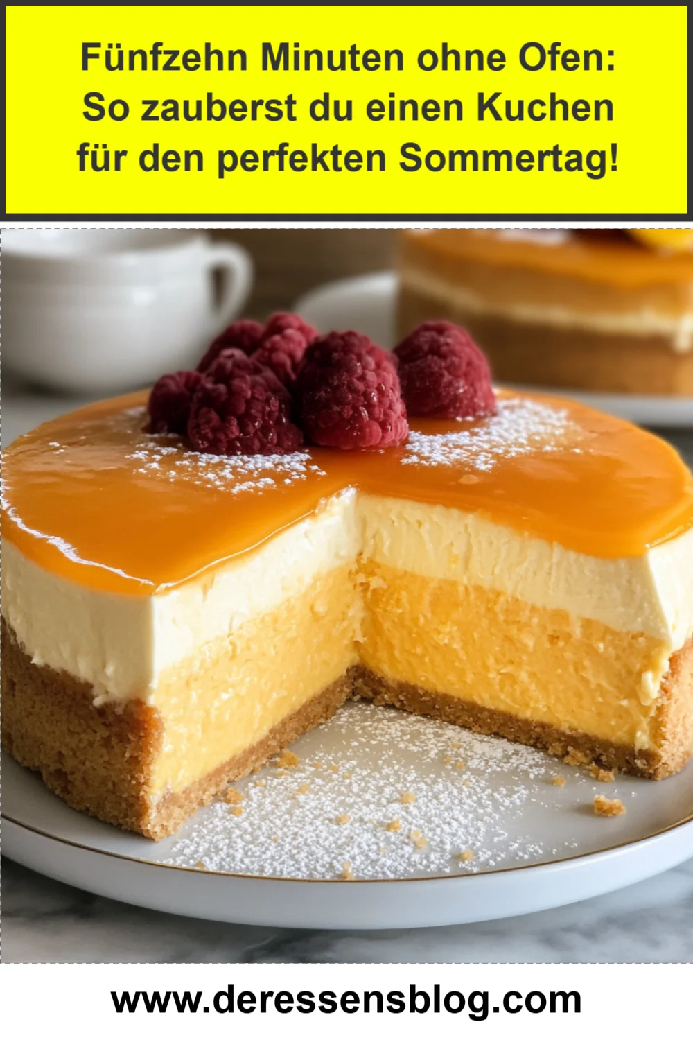 Fünfzehn Minuten ohne Ofen: So zauberst du einen Kuchen für den perfekten Sommertag!