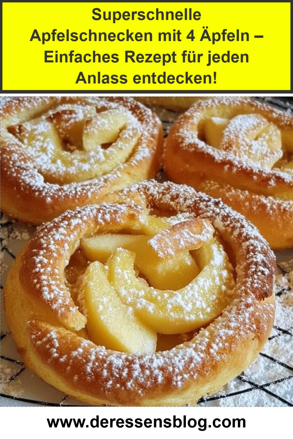 Superschnelle Apfelschnecken mit 4 Äpfeln – Einfaches Rezept für jeden Anlass entdecken!