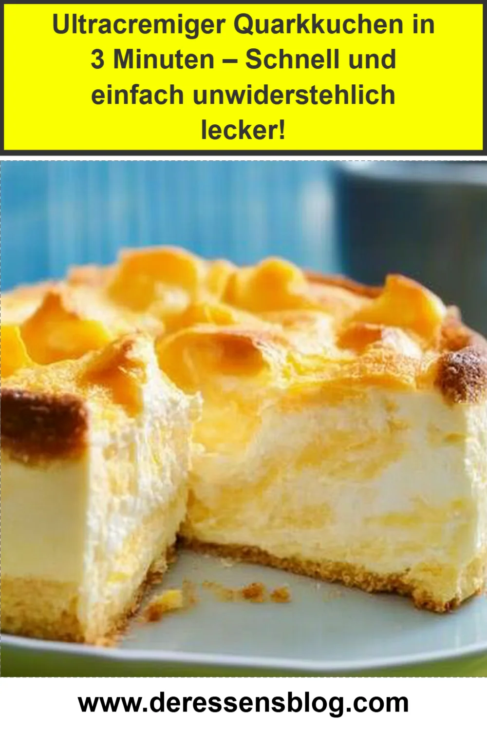 Ultracremiger Quarkkuchen in 3 Minuten – Schnell und einfach unwiderstehlich lecker!